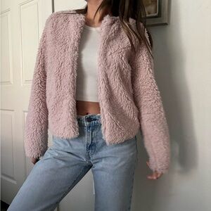Pink Teddy Jacket
